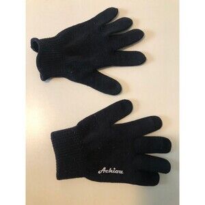 Achiou Winter Gloves Hand Warming Fleece Gloves - Black - Pre-Owned, med/Lg